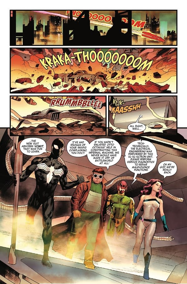 Interior preview page from MARVEL ZOMBIES: RED BAND #4 GREG LAND COVER