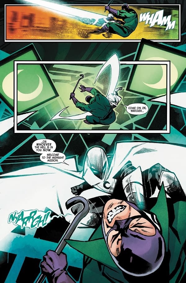 Interior preview page from MOON KNIGHT: FIST OF KHONSHU #15 DAVIDE PARATORE COVER