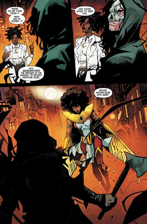 Interior preview page from MOON KNIGHT: FIST OF KHONSHU #15 DAVIDE PARATORE COVER