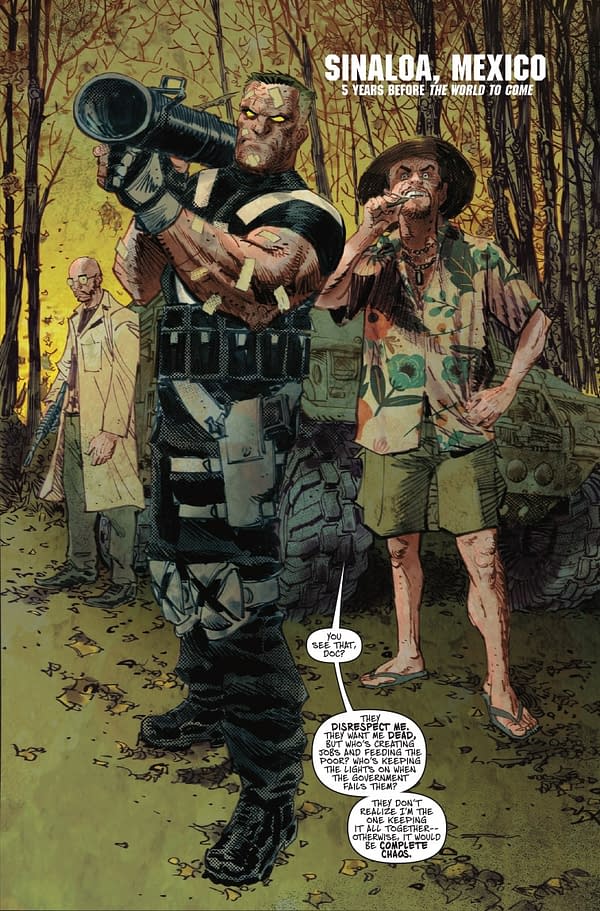 Interior preview page from MARVEL KNIGHTS: PUNISHER #3 DAN PANOSIAN COVER