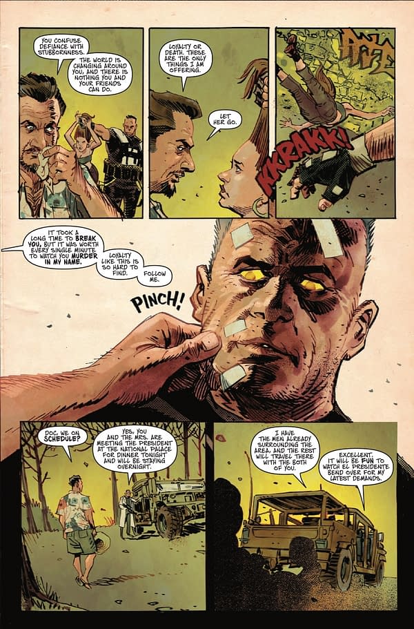 Interior preview page from MARVEL KNIGHTS: PUNISHER #3 DAN PANOSIAN COVER