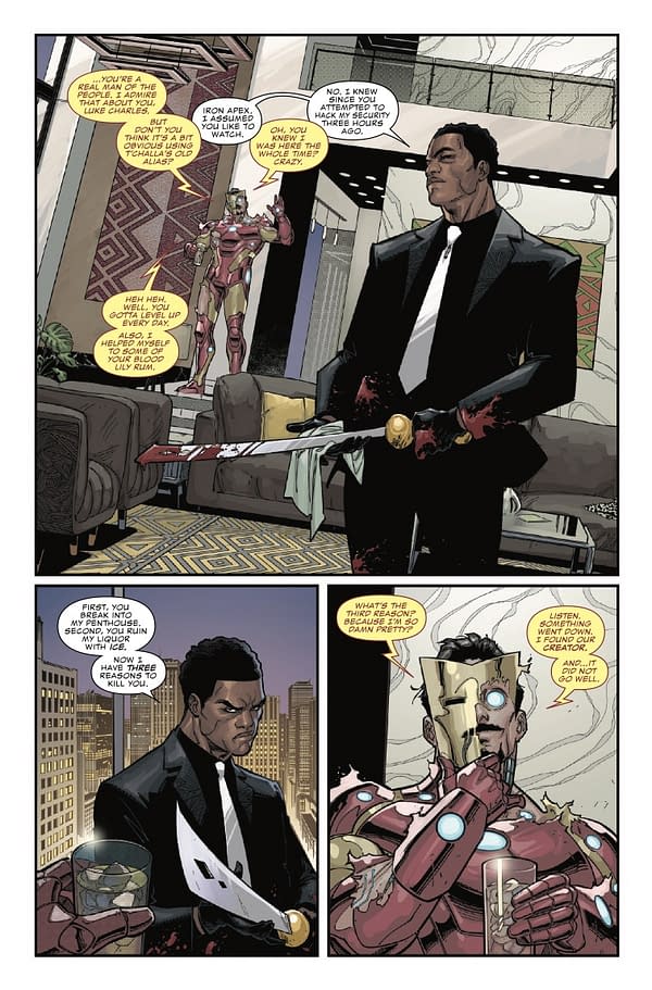 Interior preview page from NEW AVENGERS #7 STEPHEN SEGOVIA COVER