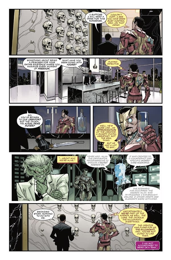 Interior preview page from NEW AVENGERS #7 STEPHEN SEGOVIA COVER