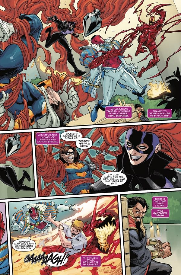 Interior preview page from NEW AVENGERS #7 STEPHEN SEGOVIA COVER