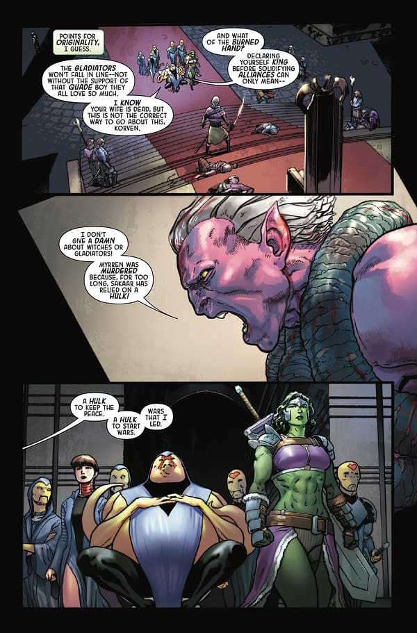 Interior preview page from PLANET SHE-HULK #2 AARON KUDER COVER