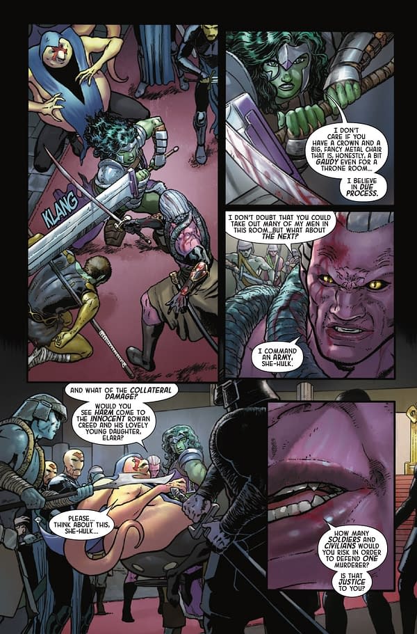 Interior preview page from PLANET SHE-HULK #2 AARON KUDER COVER