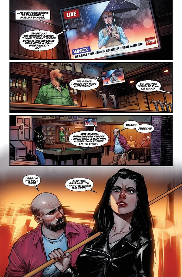 Interior preview page from PUNISHER: RED BAND #4 MARCO CHECCHETTO COVER