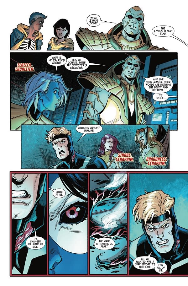 Interior preview page from SINISTER'S SIX #3 DAVID MARQUEZ COVER