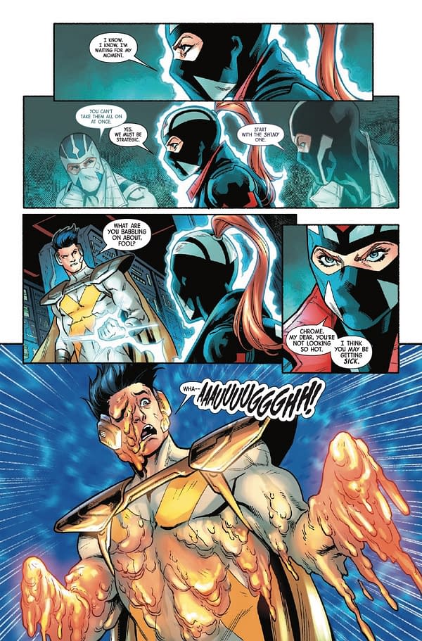 Interior preview page from SINISTER'S SIX #3 DAVID MARQUEZ COVER