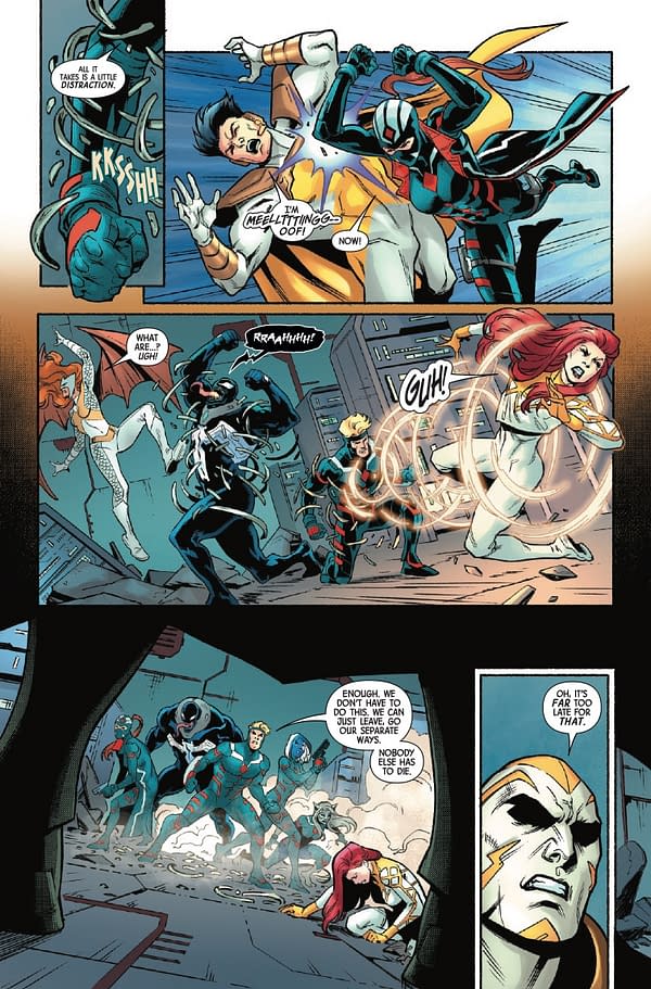 Interior preview page from SINISTER'S SIX #3 DAVID MARQUEZ COVER