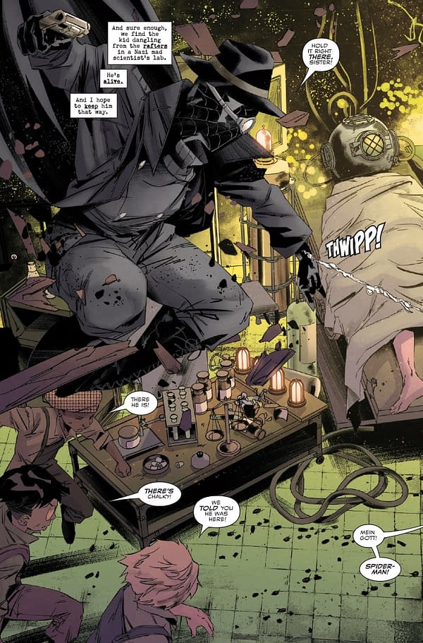 Interior preview page from SPIDER-MAN: NOIR #3 SIMONE DI MEO COVER