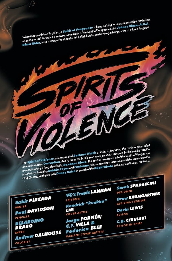 Interior preview page from SPIRITS OF VIOLENCE #3 KENDRICK "KUNKKA" LIM COVER