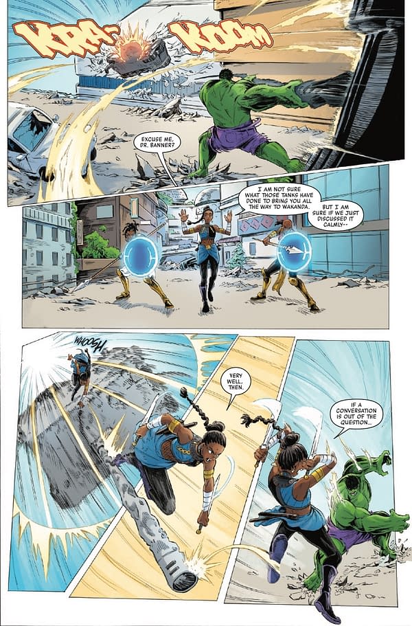 Interior preview page from STRANGE TALES #3 BAYLEIGH UNDERWOOD COVER