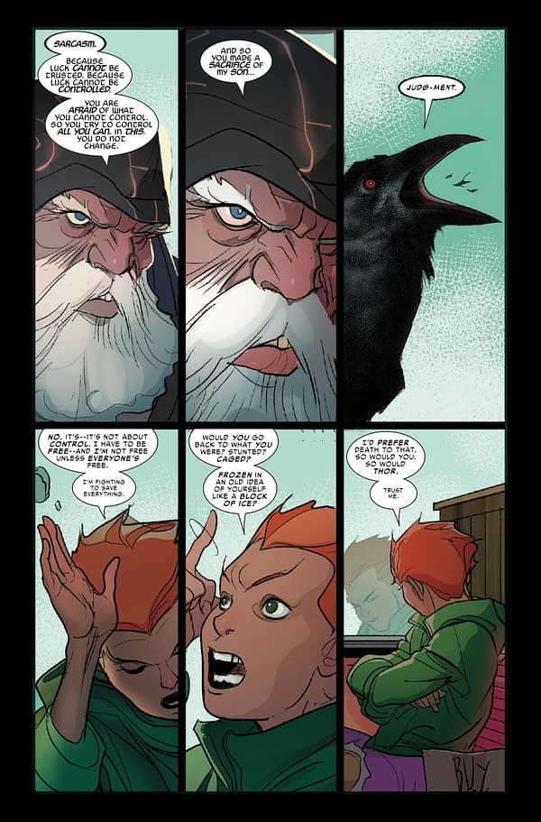 Interior preview page from THE MORTAL THOR #5 ALEX ROSS COVER