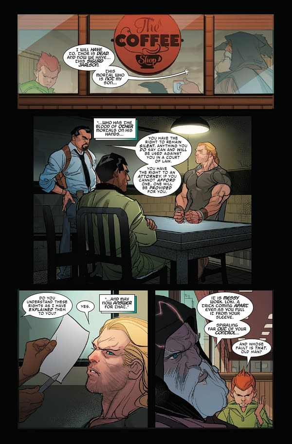 Interior preview page from THE MORTAL THOR #5 ALEX ROSS COVER