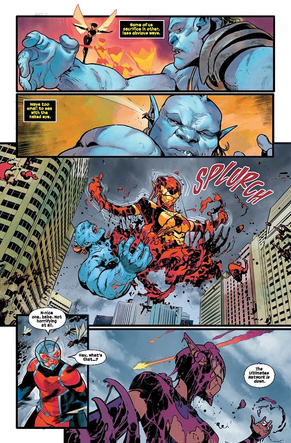 Interior preview page from ULTIMATES #19 DIKE RUAN COVER