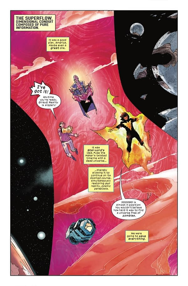 Interior preview page from ULTIMATE UNIVERSE: TWO YEARS IN #1 RYAN STEGMAN COVER