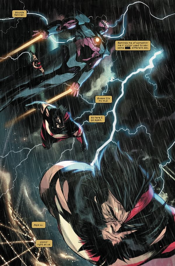 Interior preview page from ULTIMATE WOLVERINE #12 ALESSANDRO CAPPUCCIO COVER