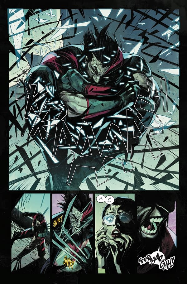 Interior preview page from ULTIMATE WOLVERINE #12 ALESSANDRO CAPPUCCIO COVER