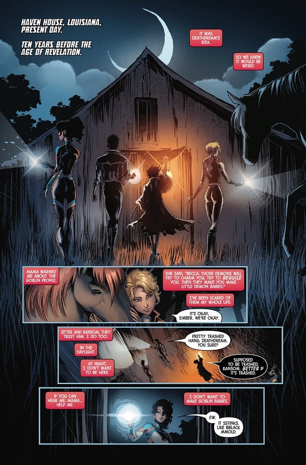 Interior preview page from UNBREAKABLE X-MEN #3 LUCAS WERNECK COVER