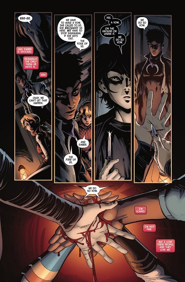 Interior preview page from UNBREAKABLE X-MEN #3 LUCAS WERNECK COVER