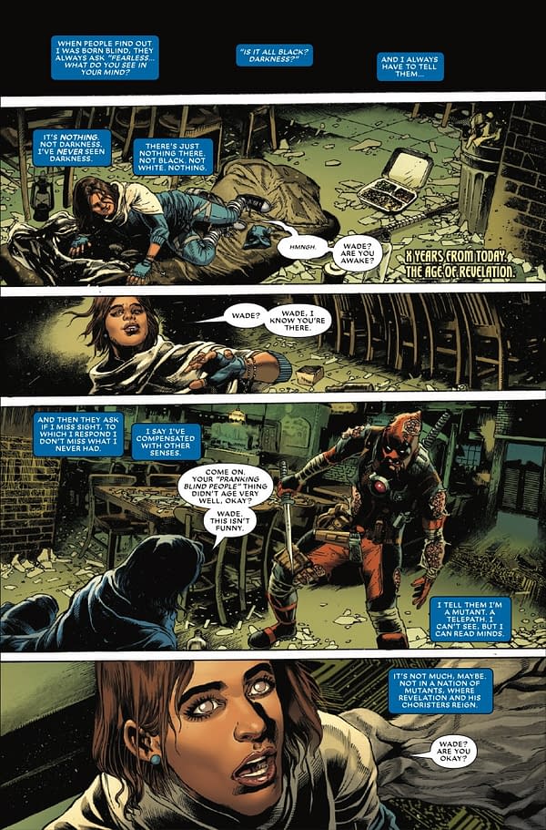 Interior preview page from UNDEADPOOL #3 E.M. GIST COVER