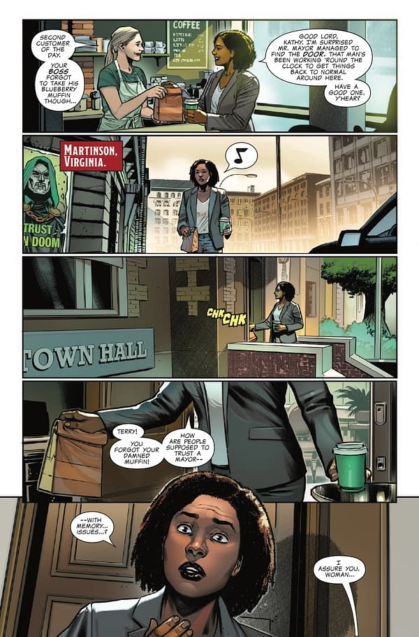 Interior preview page from WILL OF DOOM #1 JONAS SCHARF COVER