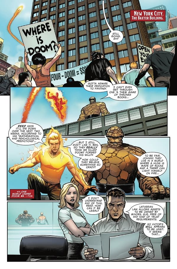 Interior preview page from WILL OF DOOM #1 JONAS SCHARF COVER