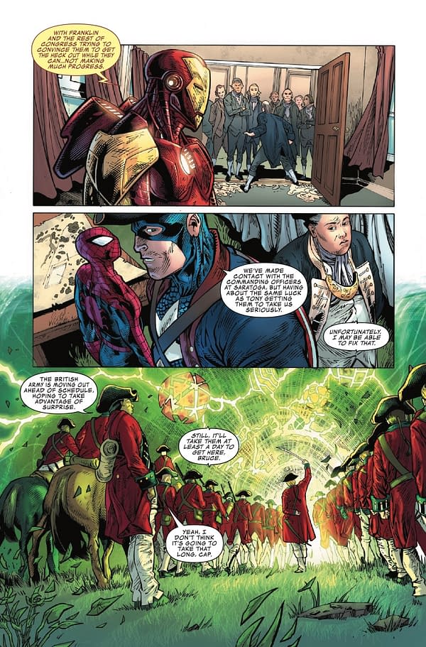 Interior preview page from 1776 #3 PETE WOODS COVER