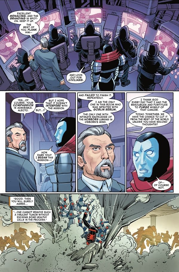 Interior preview page from AMAZING SPIDER-MAN #20 JOHN ROMITA JR. COVER