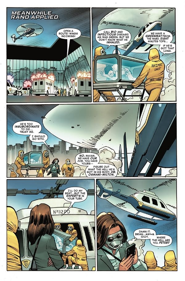 Interior preview page from AMAZING SPIDER-MAN #20 JOHN ROMITA JR. COVER