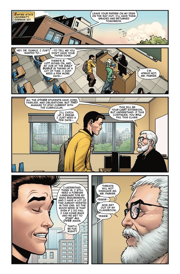 Interior preview page from AMAZING SPIDER-MAN: TORN #4 HUMBERTO RAMOS COVER