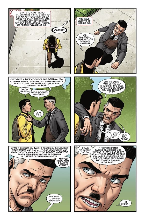 Interior preview page from AMAZING SPIDER-MAN: TORN #4 HUMBERTO RAMOS COVER