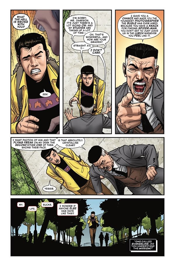 Interior preview page from AMAZING SPIDER-MAN: TORN #4 HUMBERTO RAMOS COVER