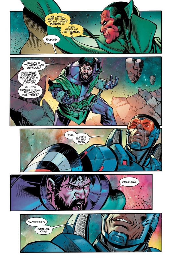 Interior preview page from AVENGERS #35 RUSSELL DAUTERMAN COVER