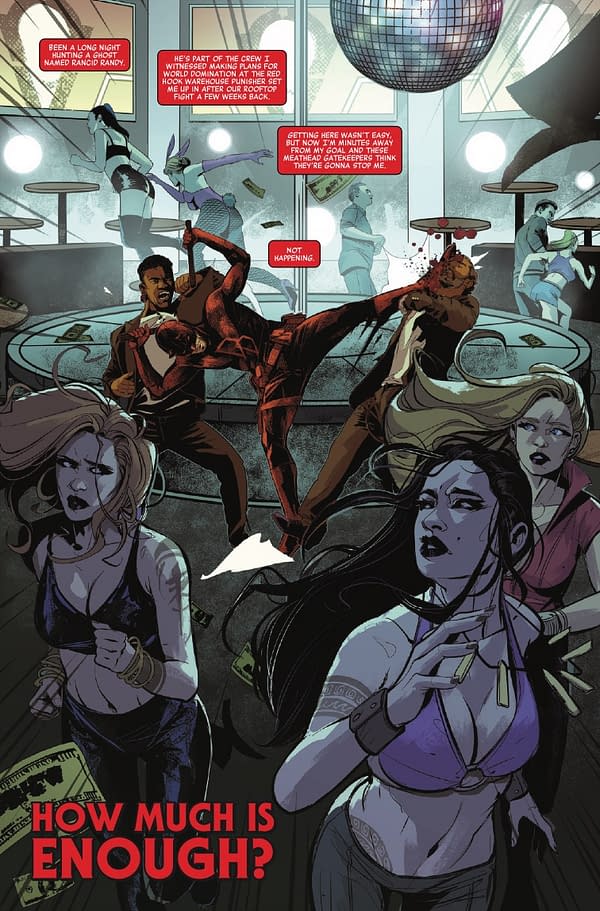 Interior preview page from DAREDEVIL/PUNISHER: THE DEVIL'S TRIGGER #3 SKAN COVER