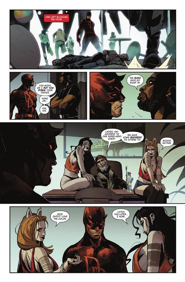 Interior preview page from DAREDEVIL/PUNISHER: THE DEVIL'S TRIGGER #3 SKAN COVER