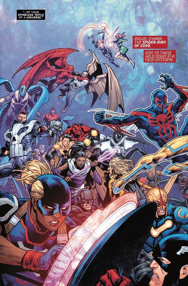 Interior preview page from THE END 2099 #2 DAVID MARQUEZ COVER