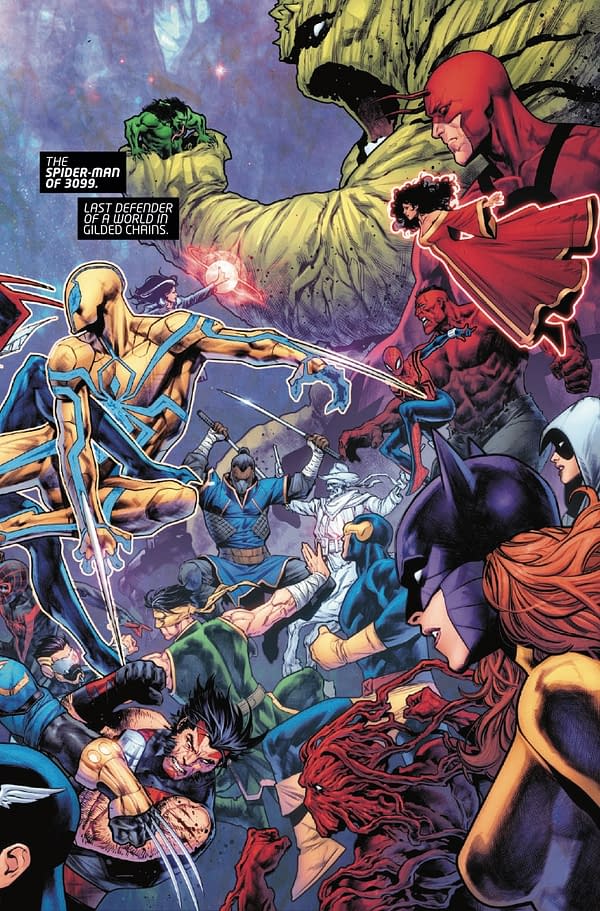 Interior preview page from THE END 2099 #2 DAVID MARQUEZ COVER