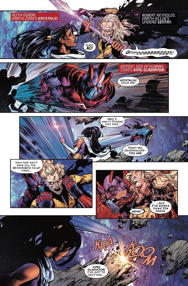 Interior preview page from THE END 2099 #2 DAVID MARQUEZ COVER