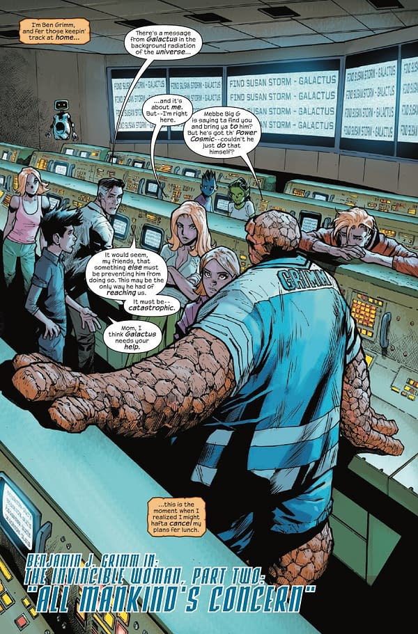 Interior preview page from FANTASTIC FOUR #7 HUMBERTO RAMOS COVER