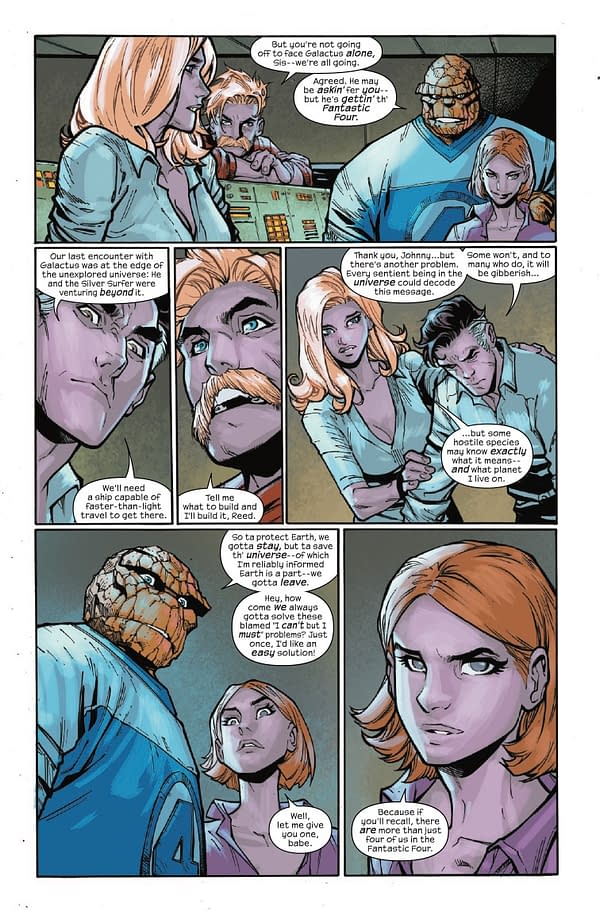 Interior preview page from FANTASTIC FOUR #7 HUMBERTO RAMOS COVER