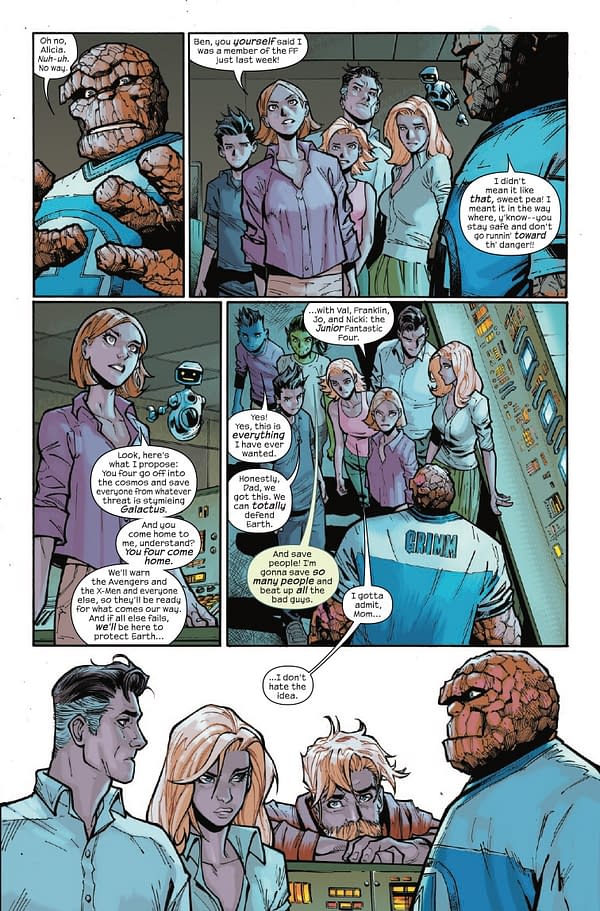 Interior preview page from FANTASTIC FOUR #7 HUMBERTO RAMOS COVER
