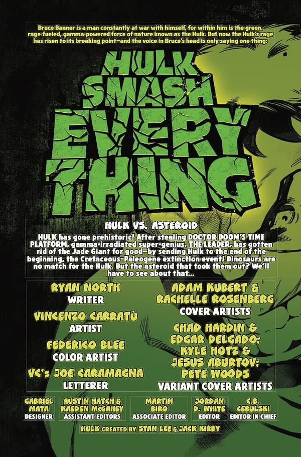 Interior preview page from HULK SMASH EVERYTHING #2 ADAM KUBERT COVER