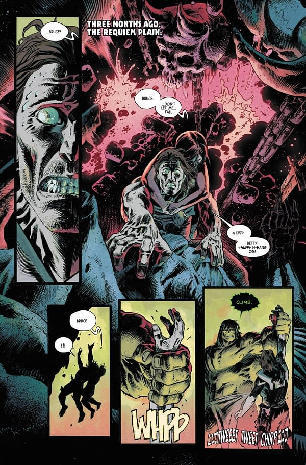 Interior preview page from THE INFERNAL HULK #3 NIC KLEIN COVER