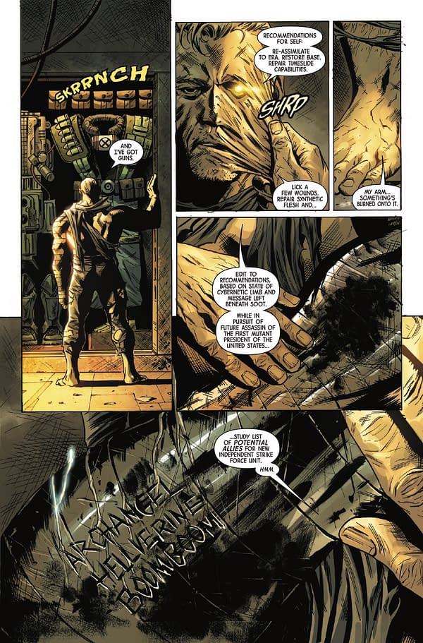 Interior preview page from INGLORIOUS X-FORCE #1 R.B. SILVA COVER