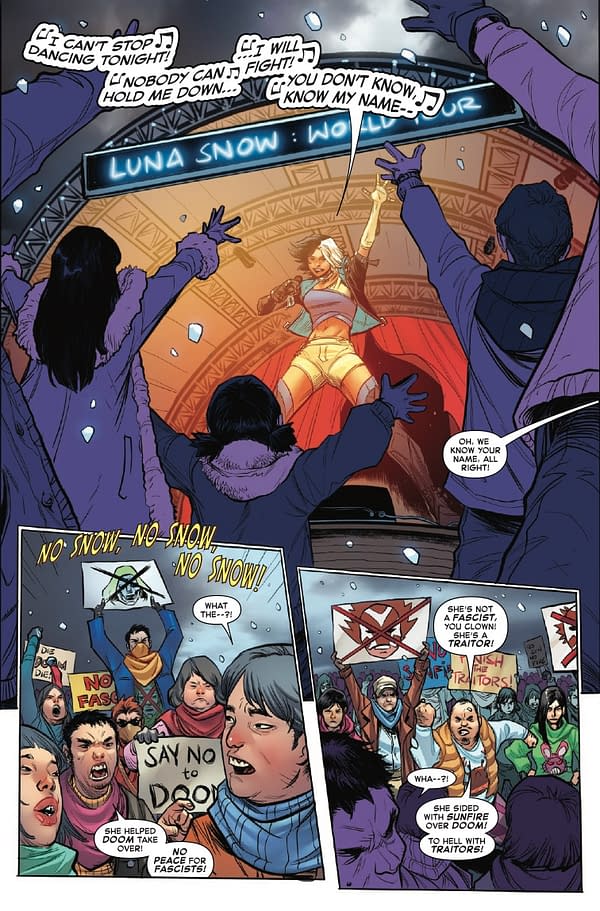 Interior preview page from LUNA SNOW: WORLD TOUR #1 ARIO ANINDITO COVER