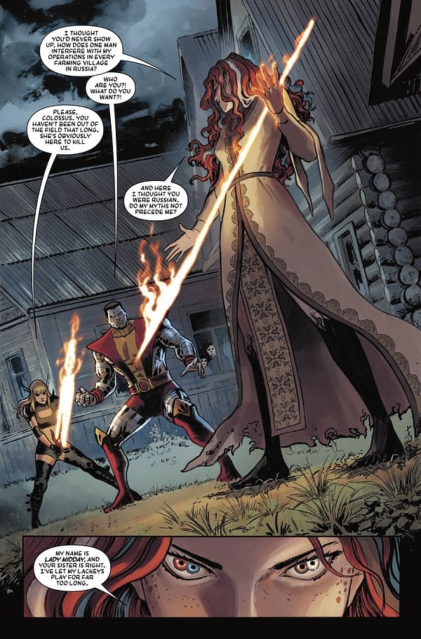 Interior preview page from MAGIK AND COLOSSUS #1 DAVID NAKAYAMA COVER