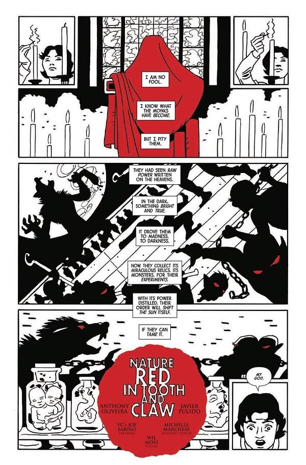 Preview image from 75960621332000411 MARVEL: BLACK WHITE AND BLOOD AND GUTS #4 PAULO SIQUEIRA COVER, by Anthony Oliveira & Mark Waid & Jorge Fornes & Bruno Bull & Paulo Siqueira, in stores Tuesday, January 7, 2026 from Marvel