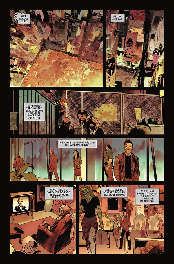 Interior preview page from MARVEL ZOMBIES: RED BAND #5 GREG LAND COVER